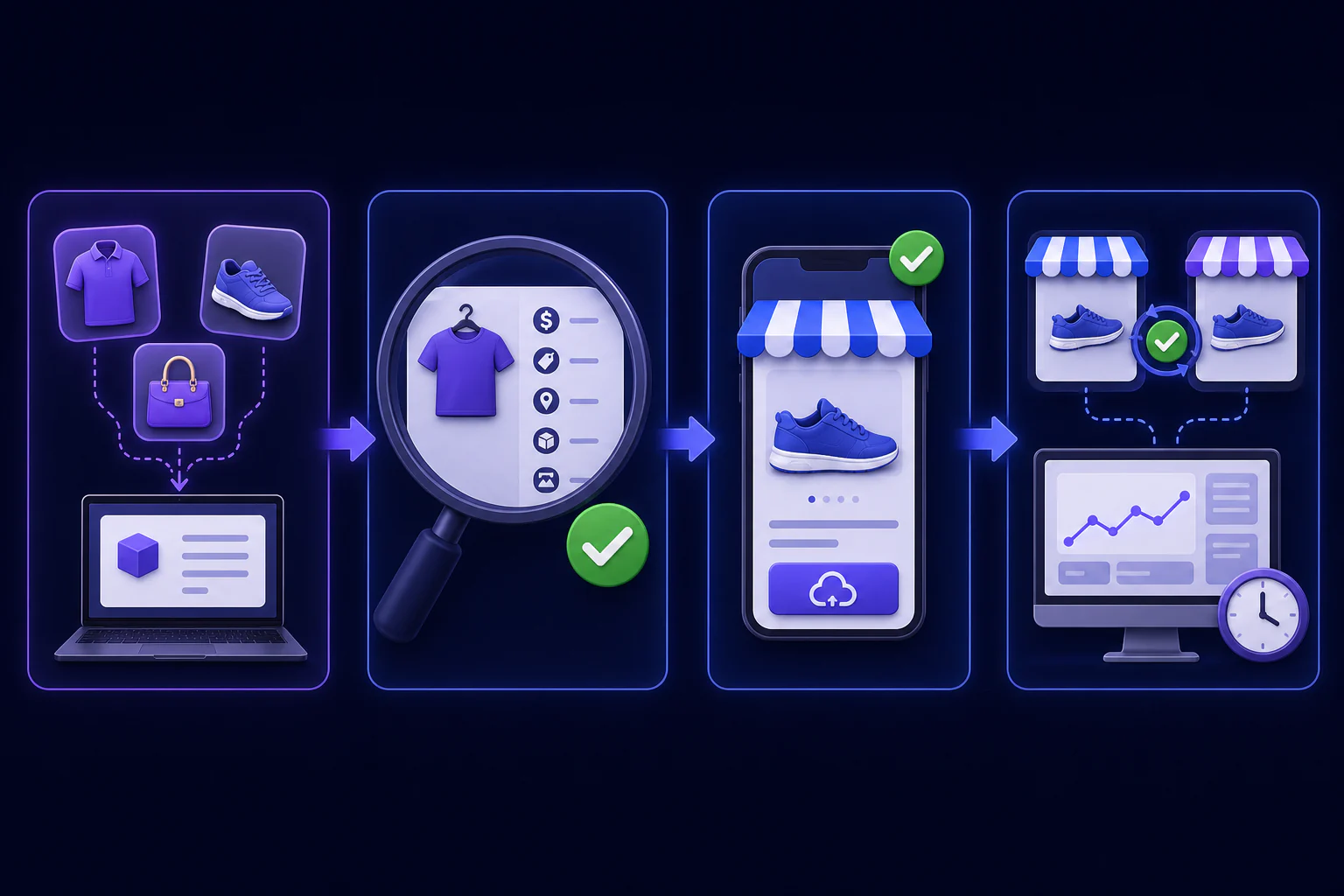 A small-batch workflow for testing Vendoo with Australian eBay and Depop accounts.